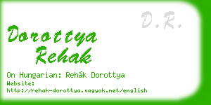 dorottya rehak business card